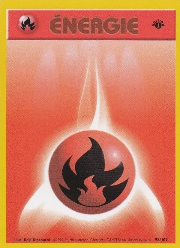 Énergie Feu – carte Pokémon TCG Commune n°98