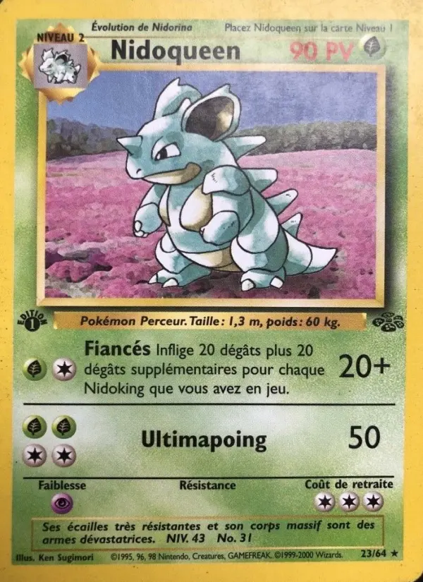 Nidoqueen – carte Pokémon TCG Rare n°23