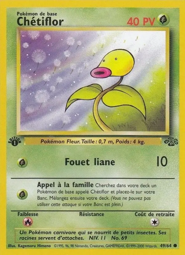 Chétiflor – carte Pokémon TCG Commune n°49