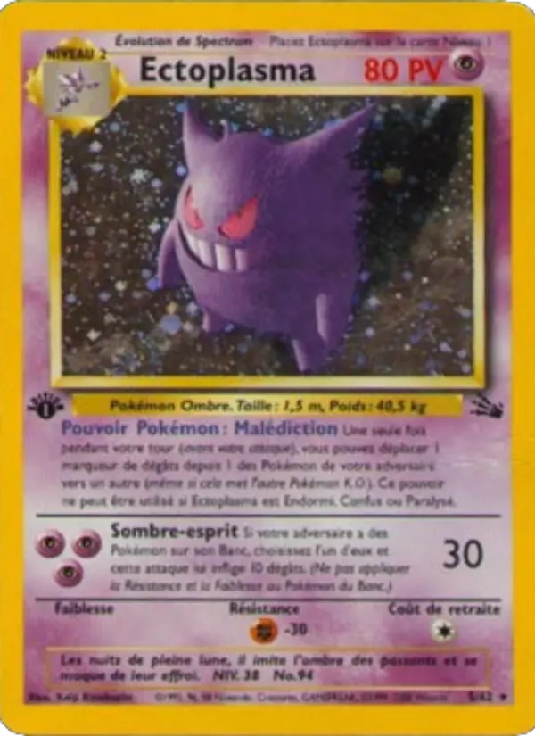 Ectoplasma – carte Pokémon TCG Rare n°5