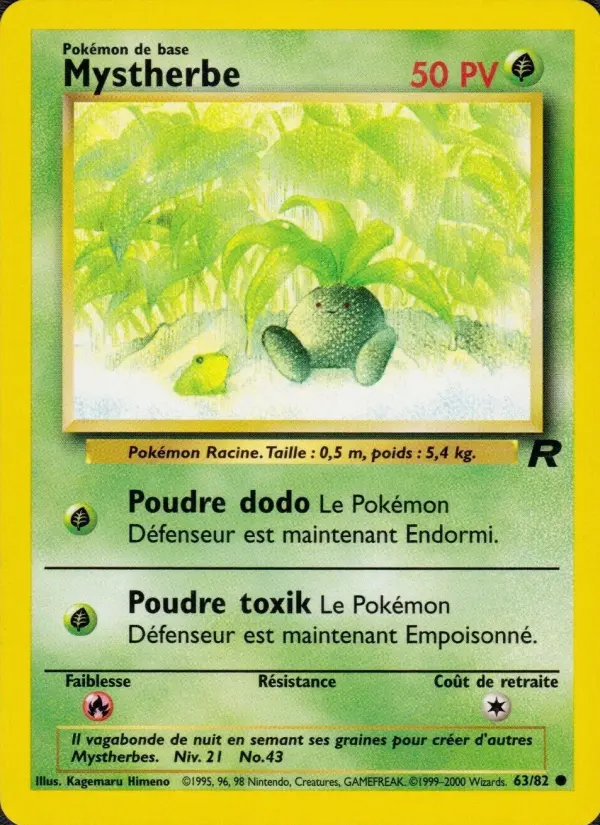 Mystherbe – carte Pokémon TCG Commune n°63
