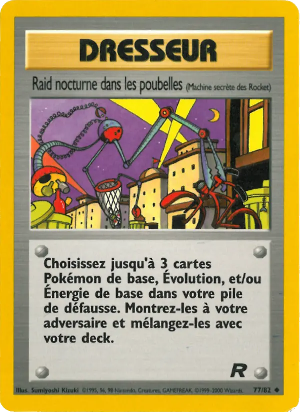 Raid nocturne dans les poubelles – carte Pokémon TCG Peu Commune n°77