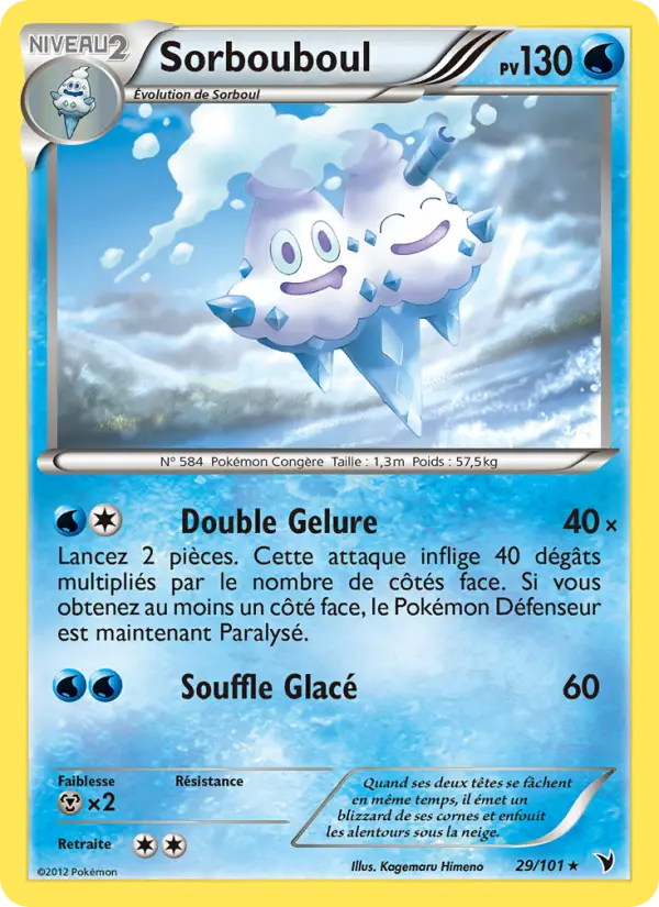Sorbouboul – carte Pokémon TCG Rare n°29