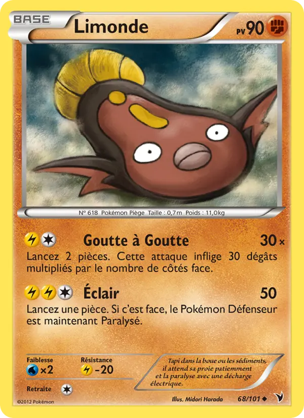 Limonde – carte Pokémon TCG Peu Commune n°68