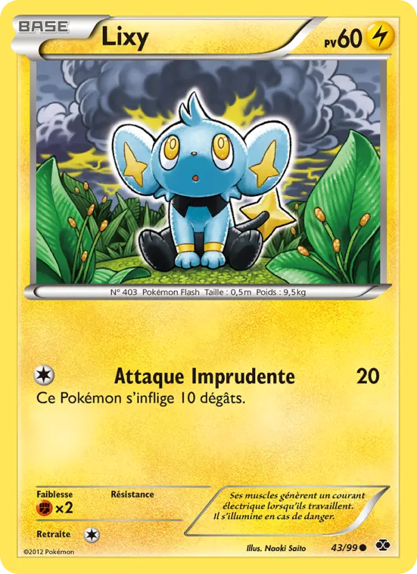 Lixy – carte Pokémon TCG Commune n°43