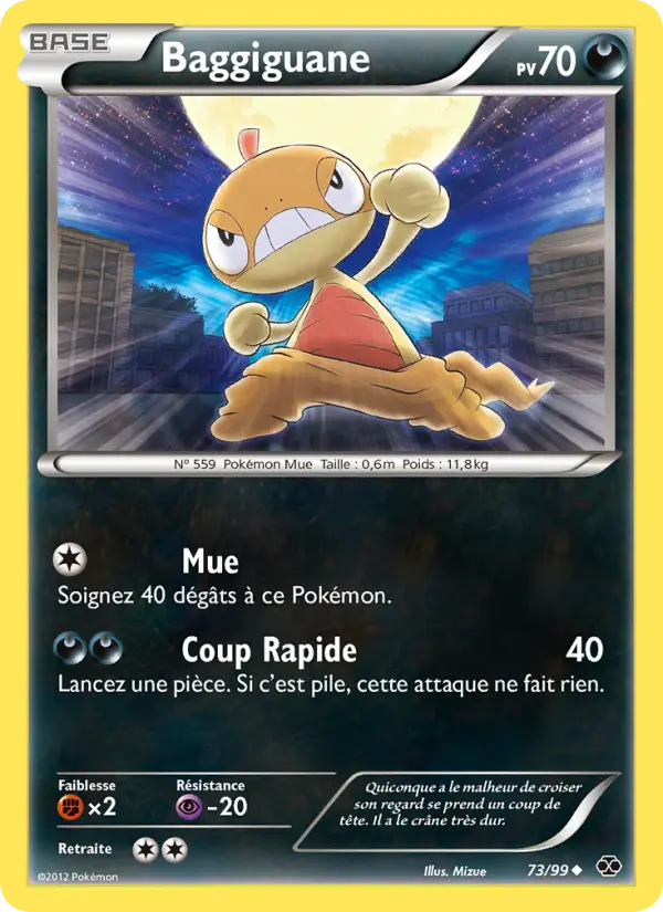 Baggiguane – carte Pokémon TCG Peu Commune n°73