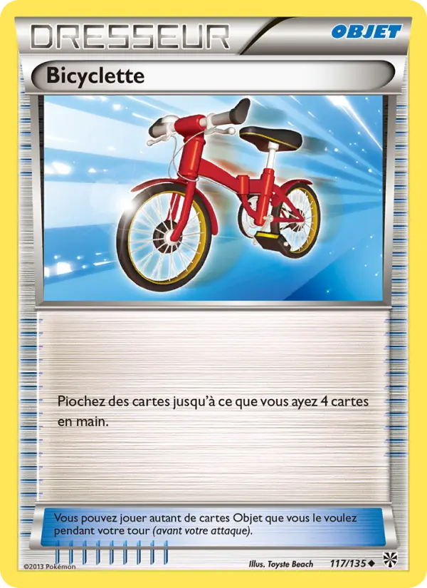 Bicyclette – carte Pokémon TCG Peu Commune n°117