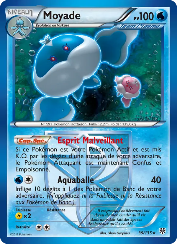 Moyade – carte Pokémon TCG Rare n°39