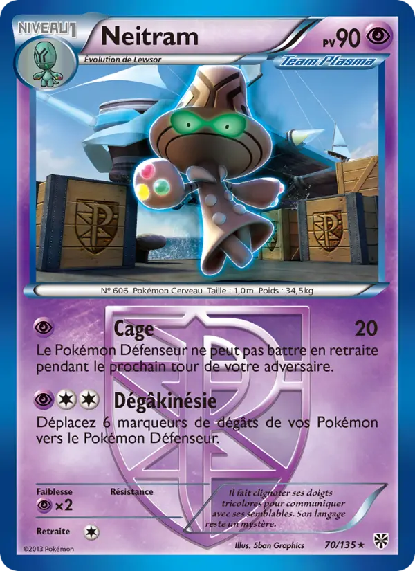 Neitram – carte Pokémon TCG Rare n°70