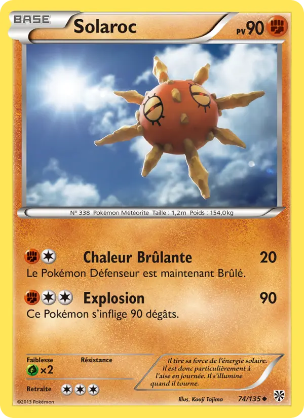 Solaroc – carte Pokémon TCG Peu Commune n°74