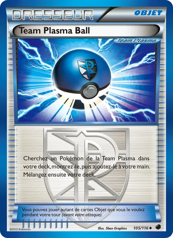 Team Plasma Ball – carte Pokémon TCG Peu Commune n°105