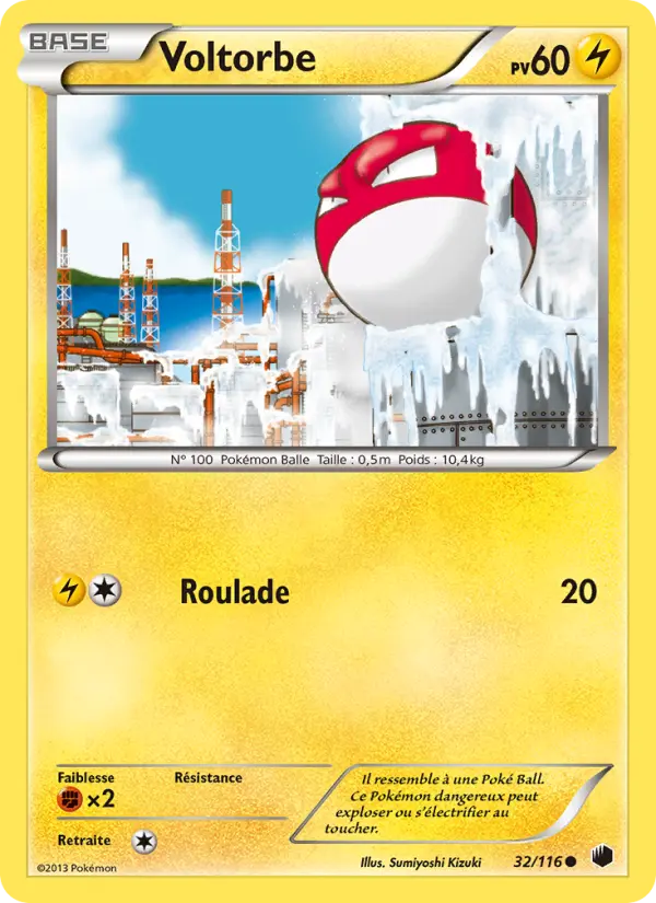 Voltorbe – carte Pokémon TCG Commune n°32