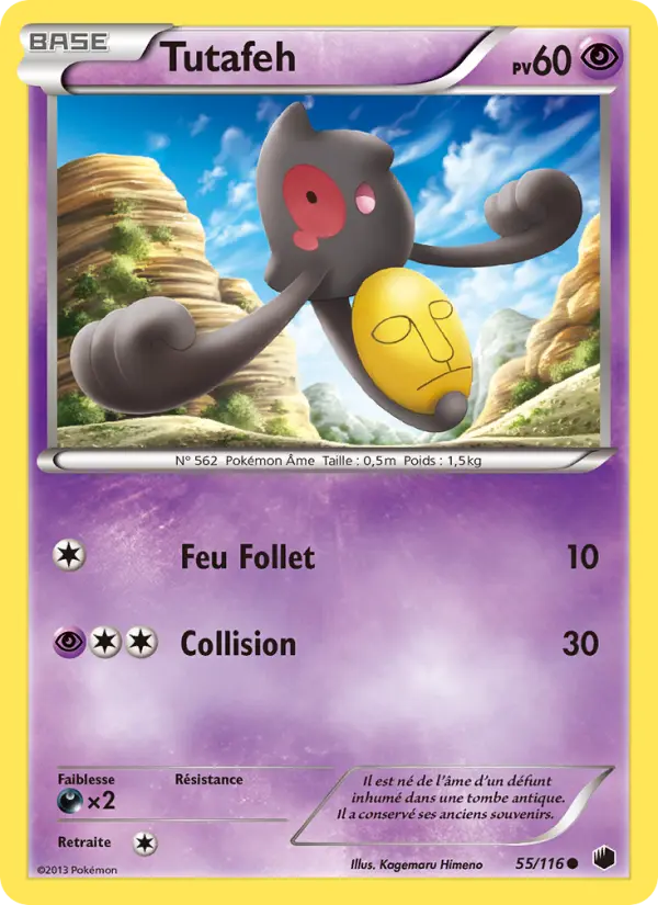 Tutafeh – carte Pokémon TCG Commune n°55
