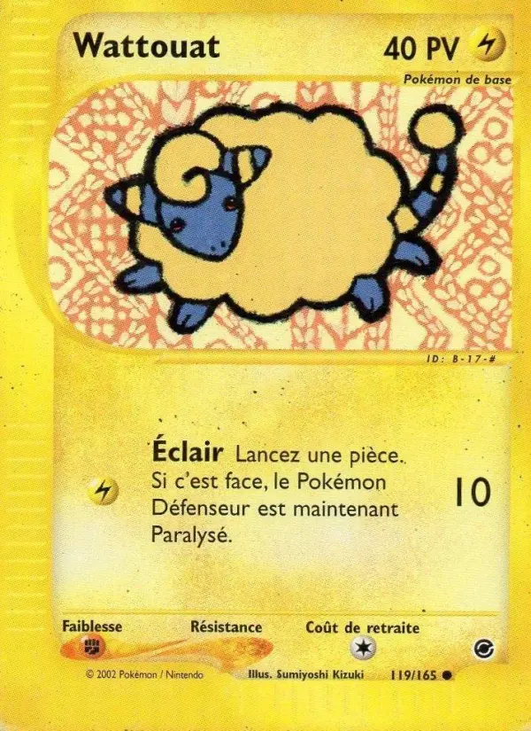 Wattouat – carte Pokémon TCG Commune n°119