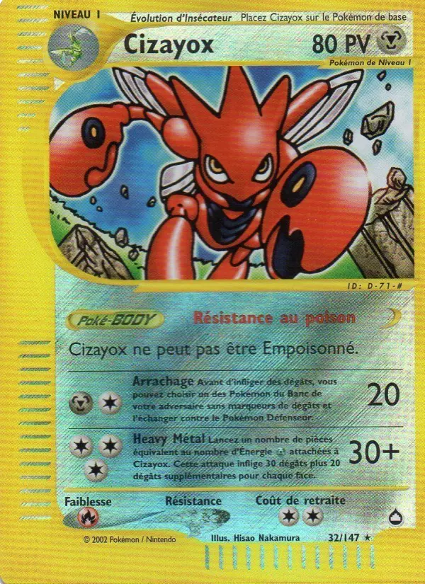 Cizayox – carte Pokémon TCG Rare n°32