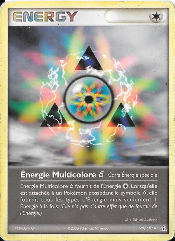Énergie Multicolore δ – carte Pokémon TCG Peu Commune n°98