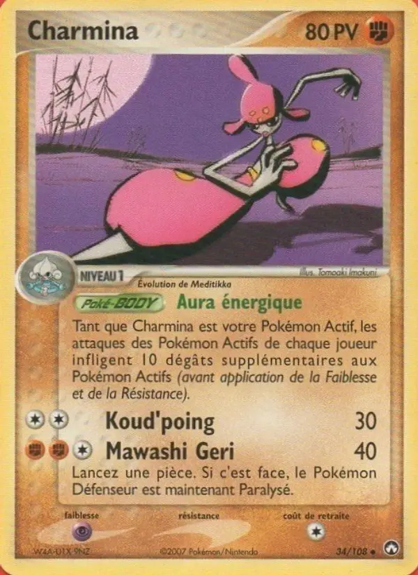 Charmina – carte Pokémon TCG Peu Commune n°34