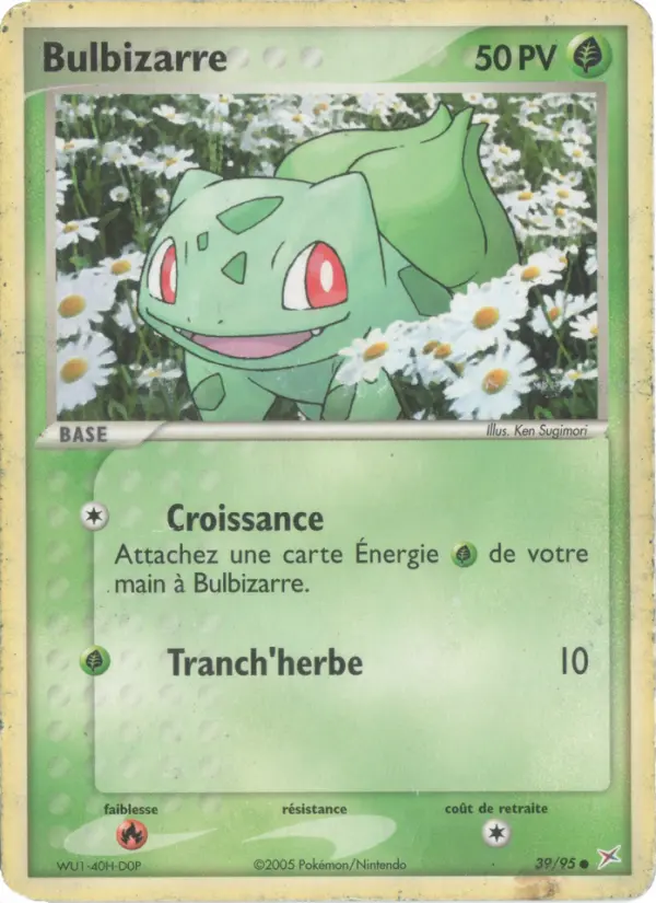 Bulbizarre – carte Pokémon TCG Commune n°39