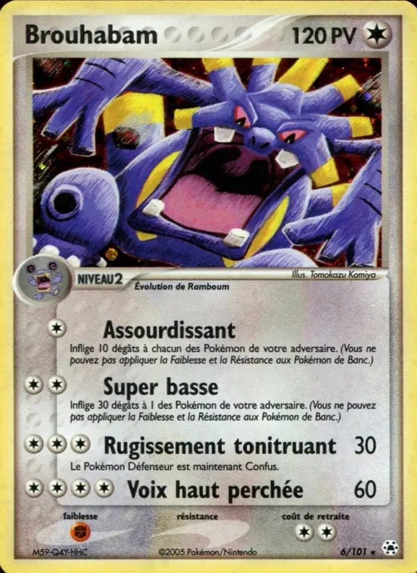 Brouhabam – carte Pokémon TCG Rare n°6