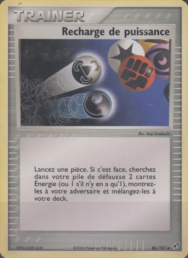 Recharge de puissance – carte Pokémon TCG Peu Commune n°86