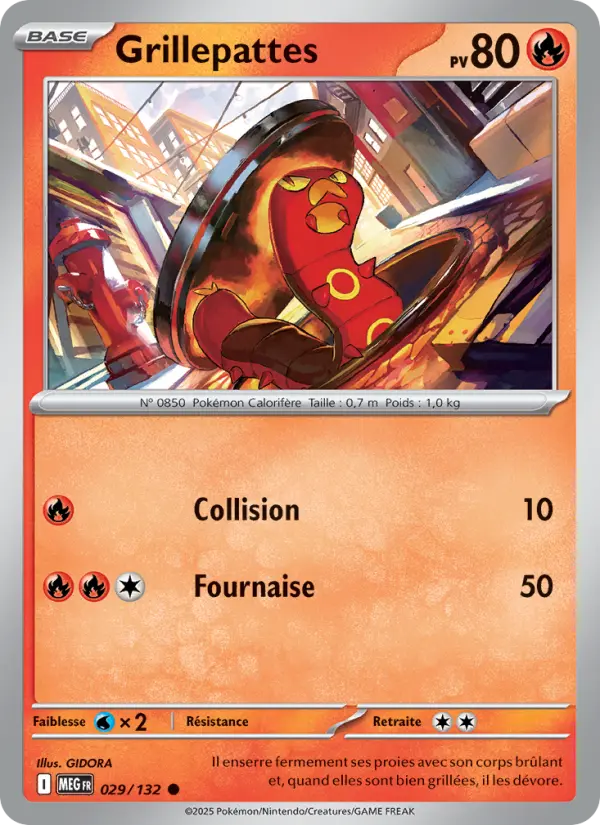 Grillepattes – carte Pokémon TCG Commune n°029
