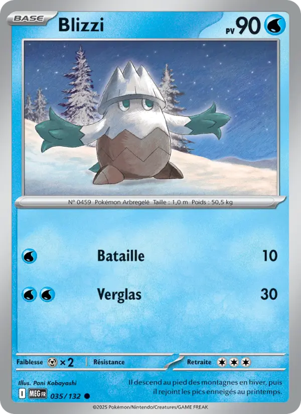 Blizzi – carte Pokémon TCG Commune n°035