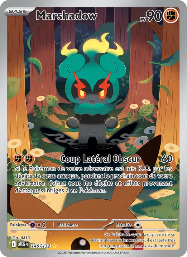 Marshadow – carte Pokémon TCG Illustration rare n°146