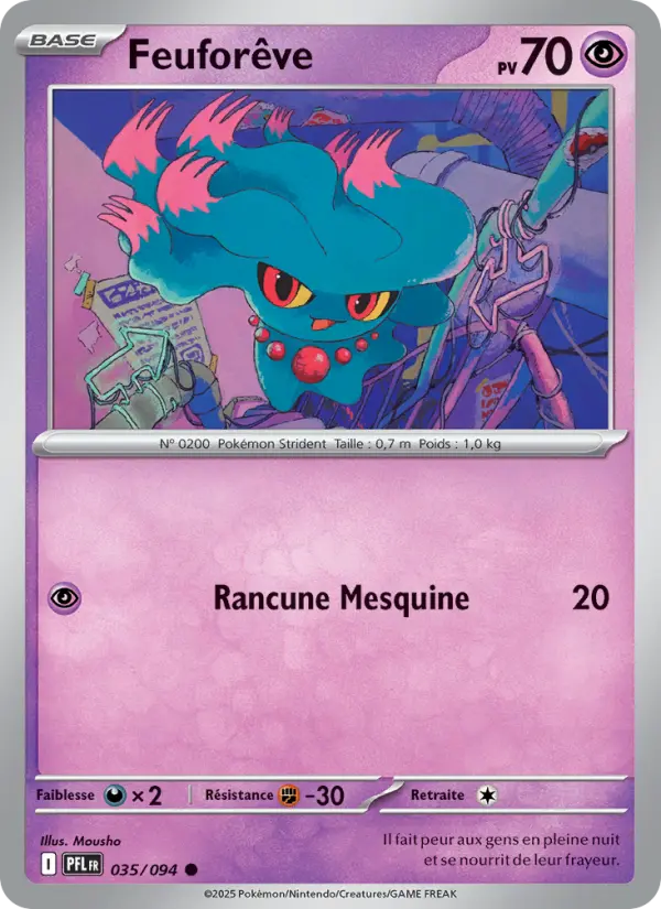 Feuforêve – carte Pokémon TCG Commune n°035
