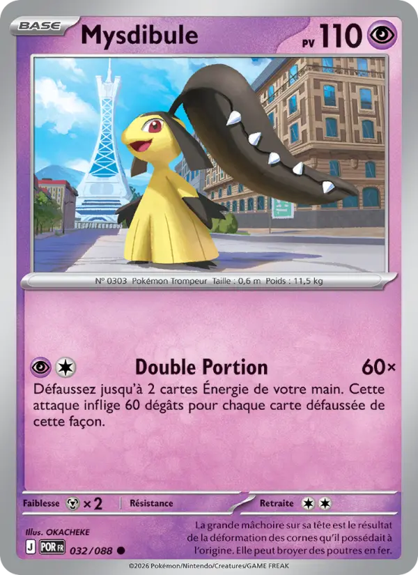 Mysdibule – carte Pokémon TCG Commune n°032