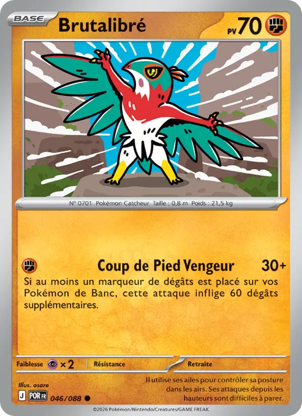 Brutalibré – carte Pokémon TCG Commune n°046