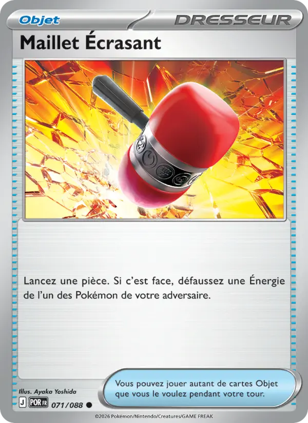 Maillet Écrasant – carte Pokémon TCG Commune n°071