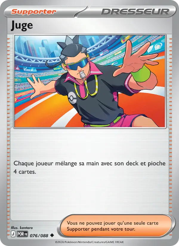 Juge – carte Pokémon TCG Peu Commune n°076