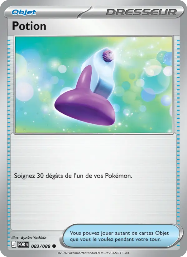 Potion – carte Pokémon TCG Commune n°083
