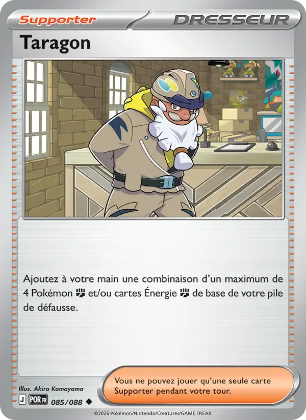 Taragon – carte Pokémon TCG Peu Commune n°085