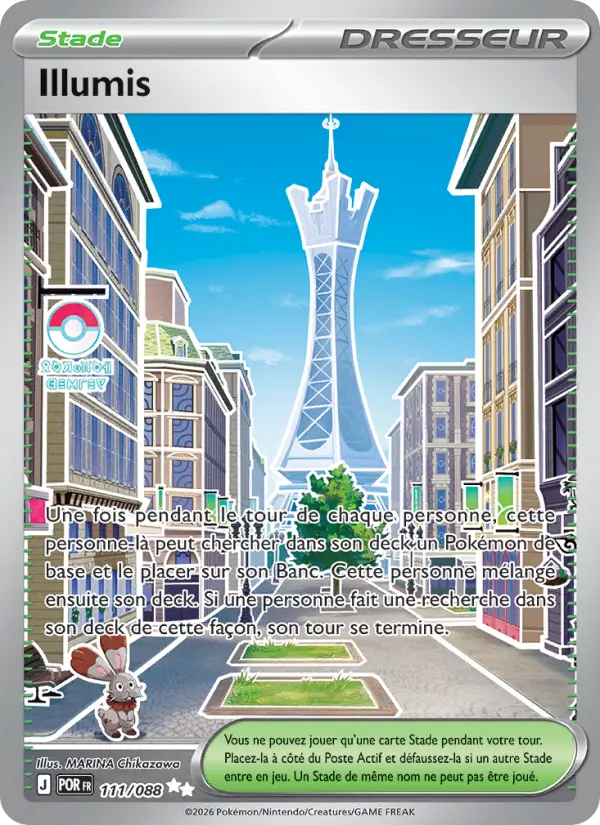 Illumis – carte Pokémon TCG Ultra Rare n°111