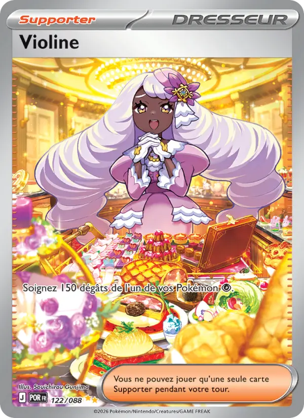Violine – carte Pokémon TCG Illustration spéciale rare n°122