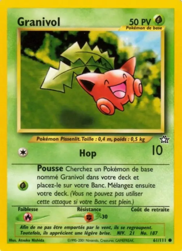 Granivol – carte Pokémon TCG Commune n°61