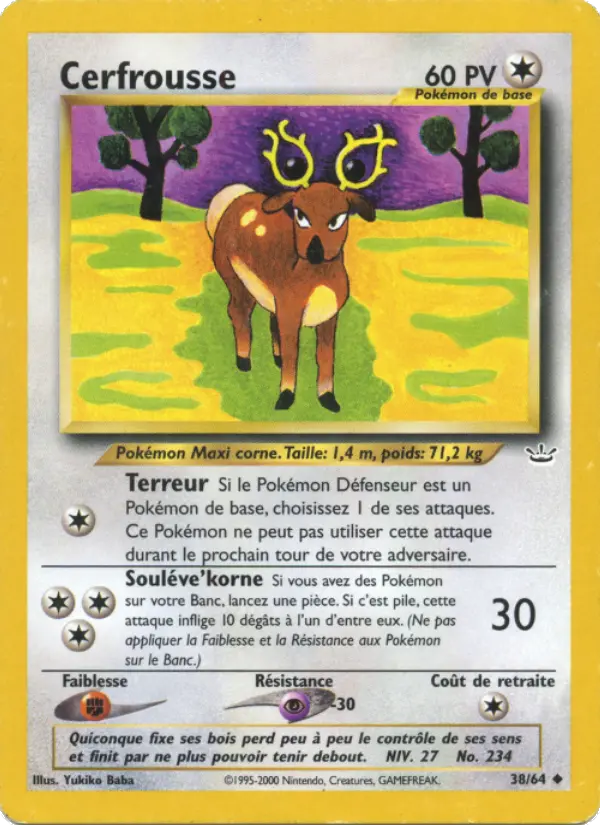 Cerfrousse – carte Pokémon TCG Peu Commune n°38