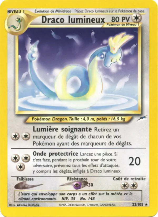 Draco lumineux – carte Pokémon TCG Rare n°22