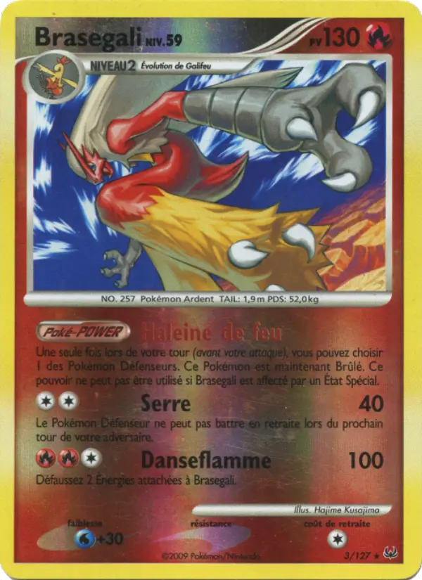 Brasegali – carte Pokémon TCG Rare Holo n°3