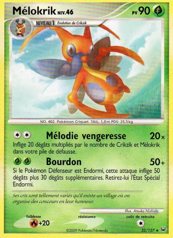 Mélokrik – carte Pokémon TCG Rare n°32