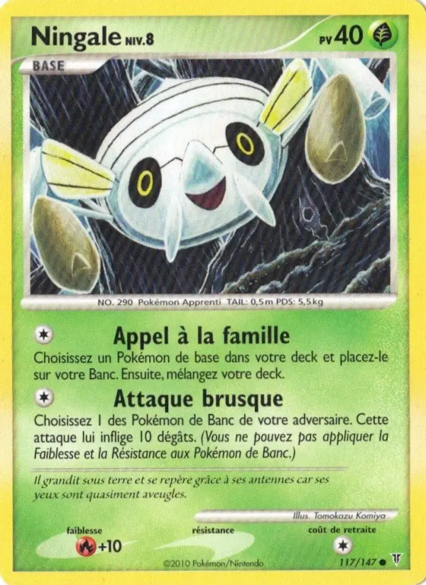 Ningale – carte Pokémon TCG Commune n°117
