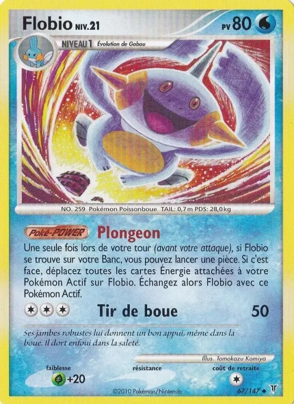 Flobio – carte Pokémon TCG Peu Commune n°67