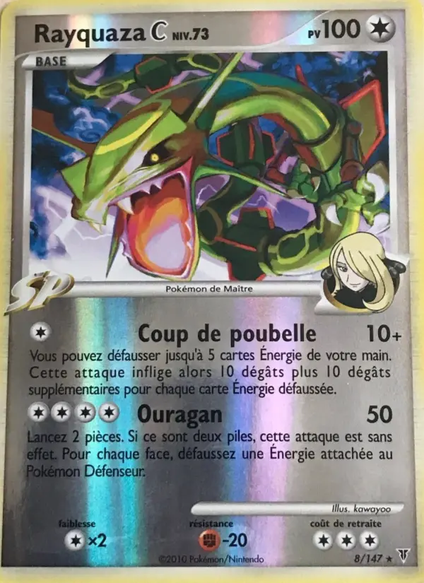 Rayquaza  – carte Pokémon TCG Rare Holo n°8