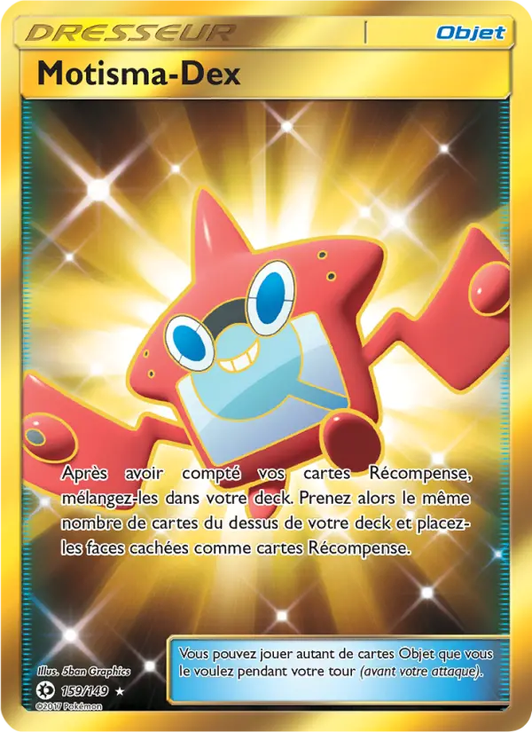 Motisma-Dex – carte Pokémon TCG Magnifique rare n°159