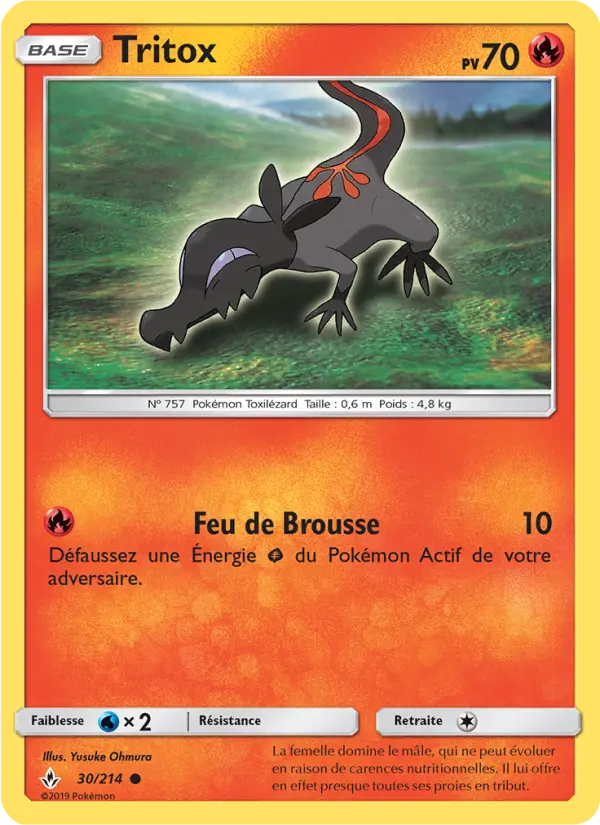 Tritox – carte Pokémon TCG Commune n°30