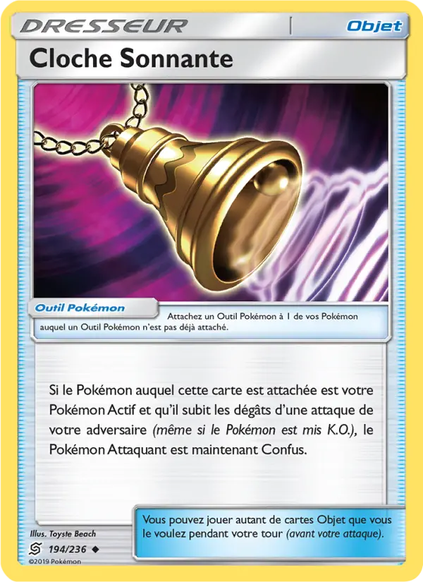 Cloche Sonnante – carte Pokémon TCG Peu Commune n°194