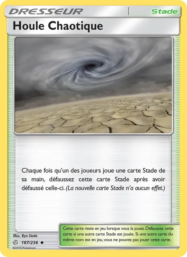 Houle Chaotique – carte Pokémon TCG Peu Commune n°187