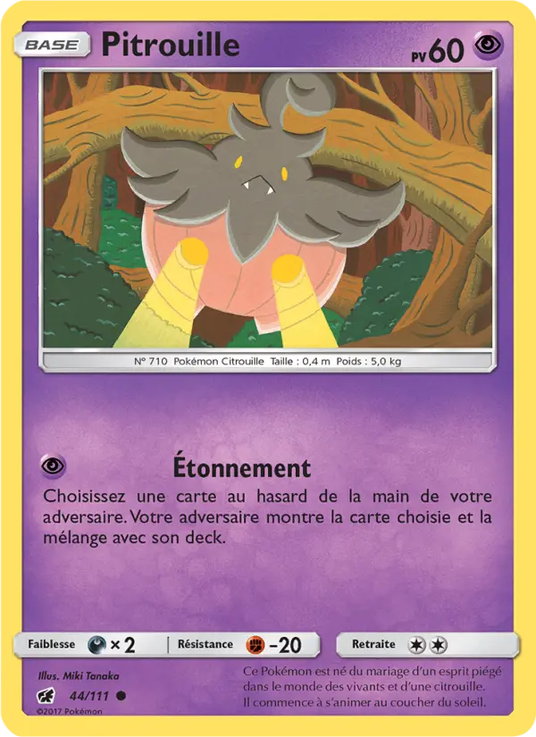 Pitrouille – carte Pokémon TCG Commune n°44