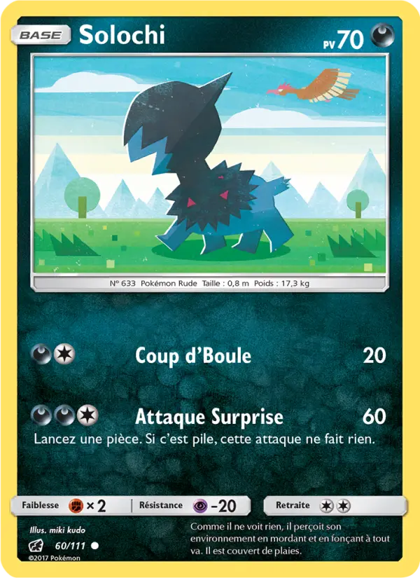 Solochi – carte Pokémon TCG Commune n°60